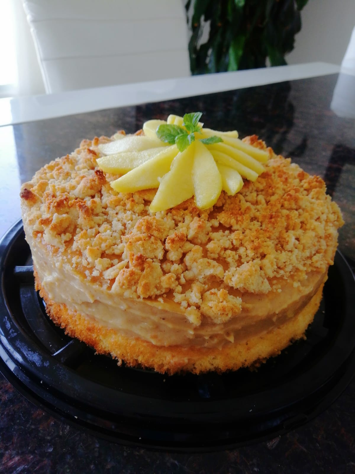 pastel de manzana