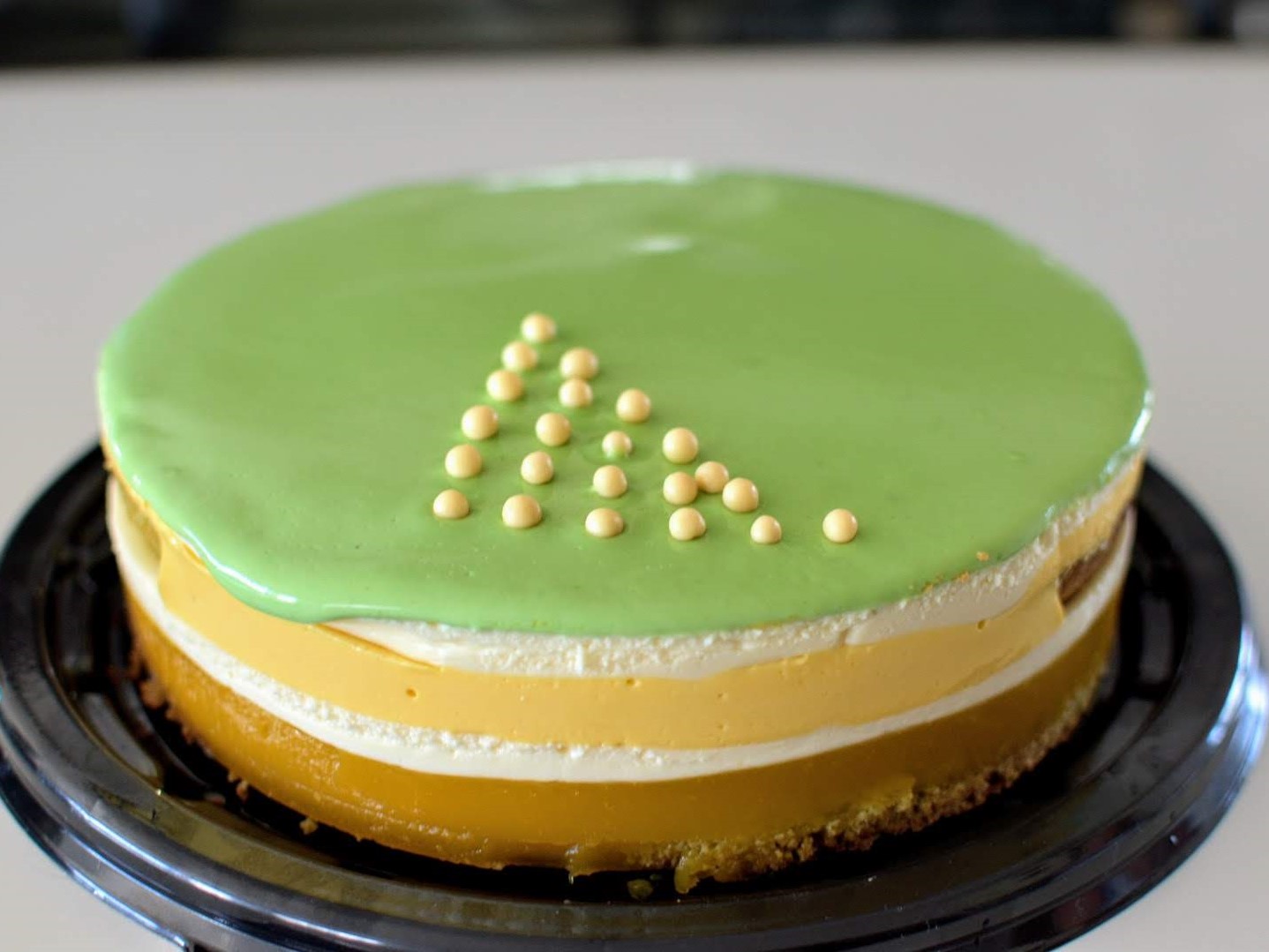 pastel de pistache